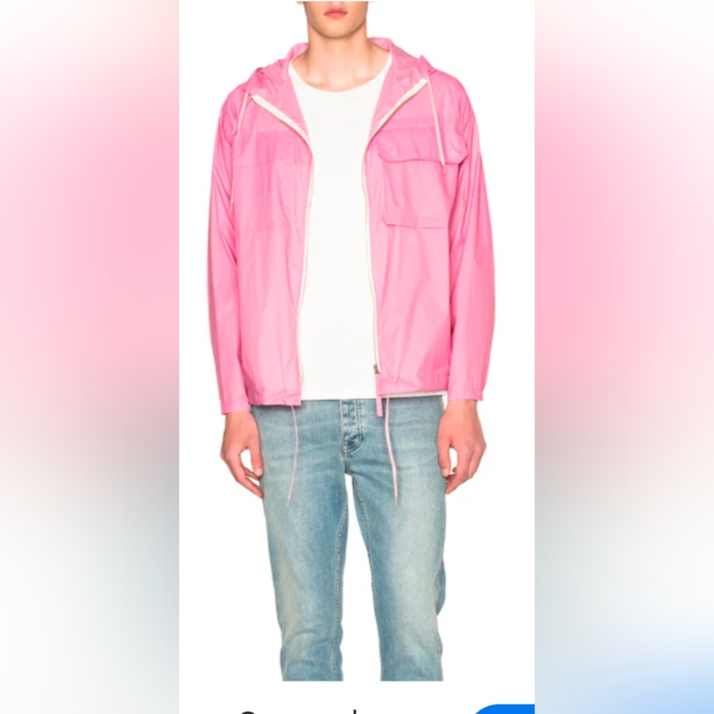 Our Legacy • Cropped Lizard Parka in Pink